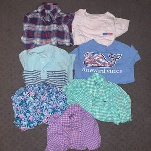 Vineyard vines boys 2T, 7 shirts